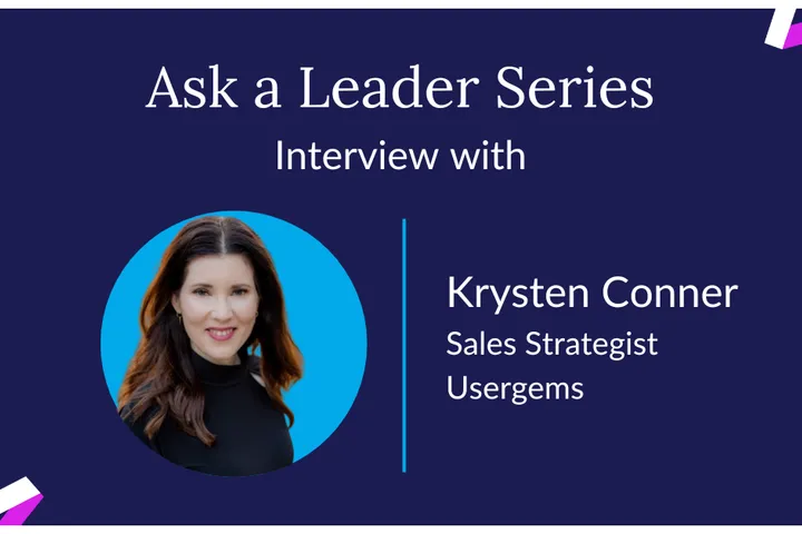 Krysten Conner, Sales Strategist at UserGems