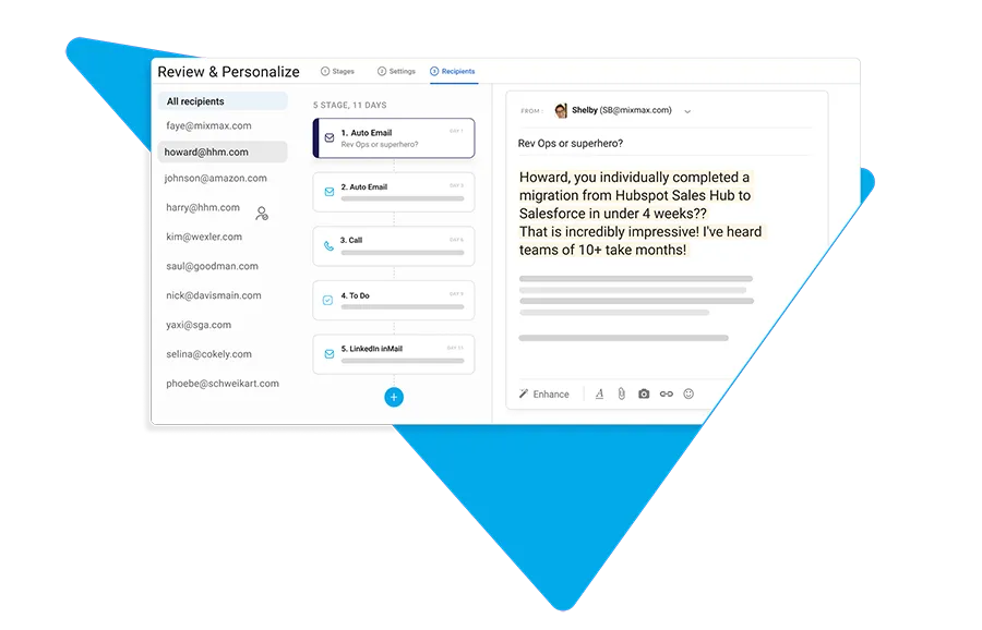 Boost response rates with personalization with Mixmax