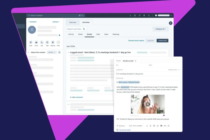 New Mixmax HubSpot Integration