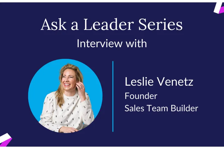 Leslie Venetz of Sales Team Builder