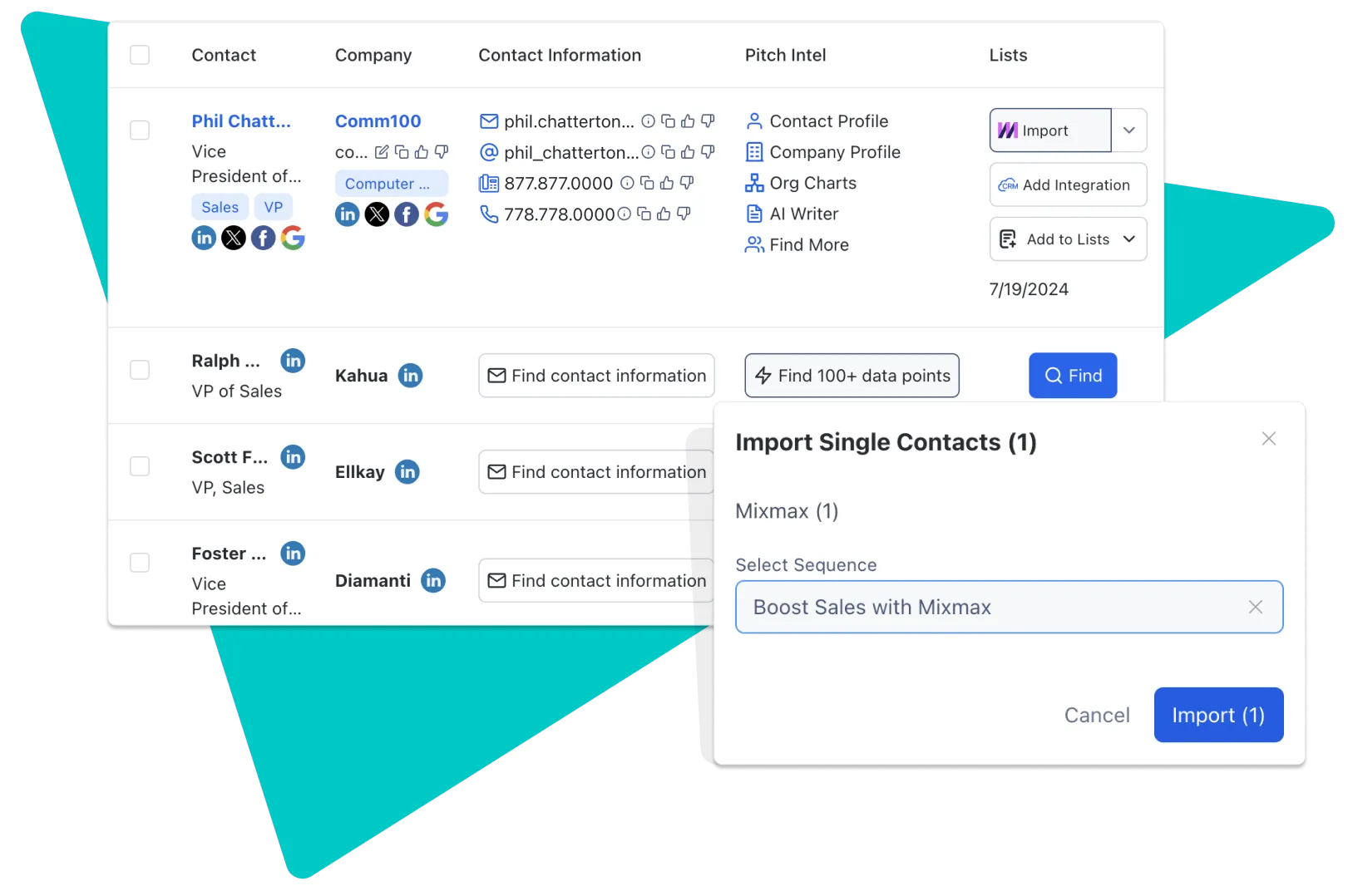 Mixmax Seamless