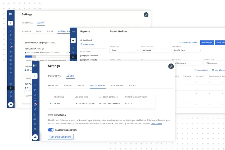 Improved Mixmax and Salesforce Admin