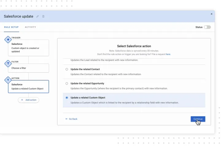 New Automation for Salesforce Custom Objects
