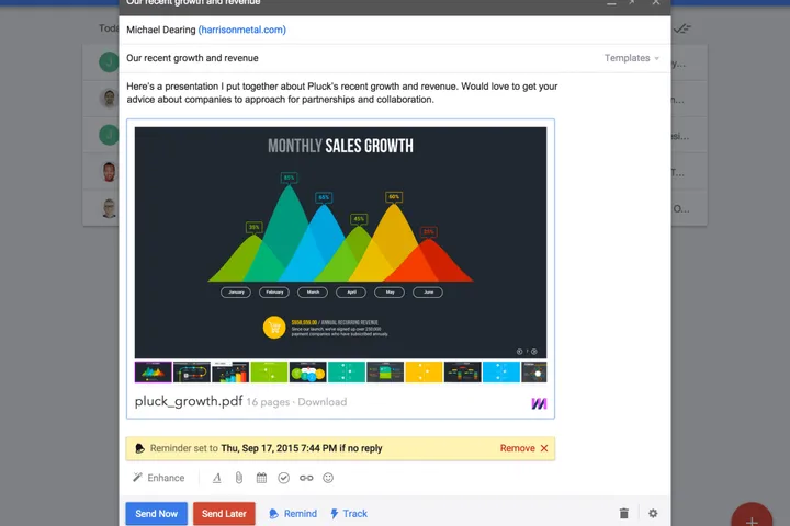 A Productivity Suite for Google Inbox