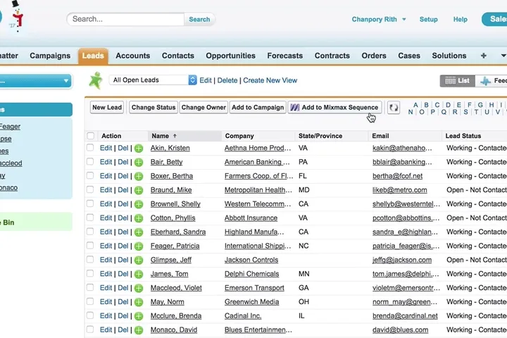 Mixmax inside your Salesforce