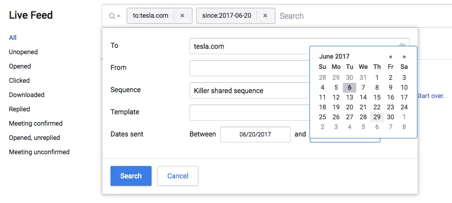 Search operators