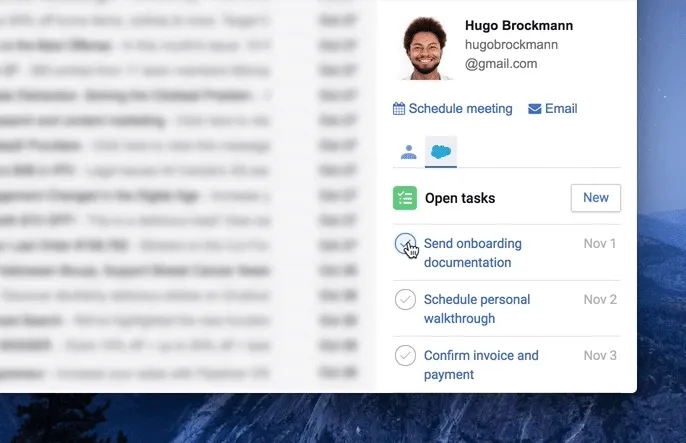Salesforce Tasks and Calendaring in Mixmax