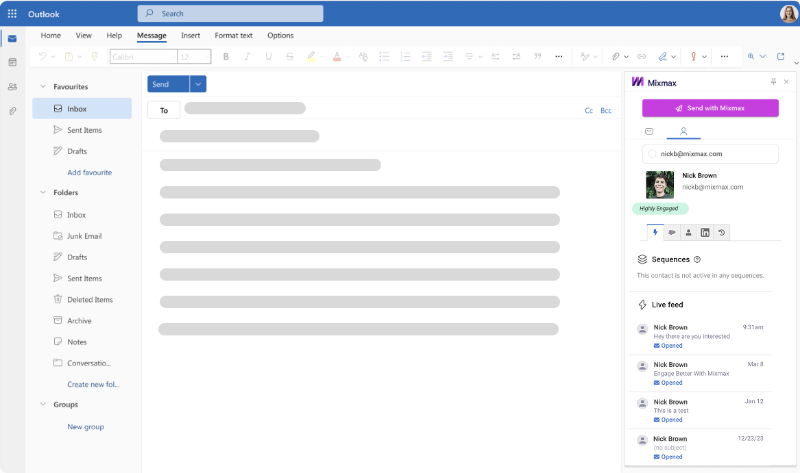 Manage it all from your inbox