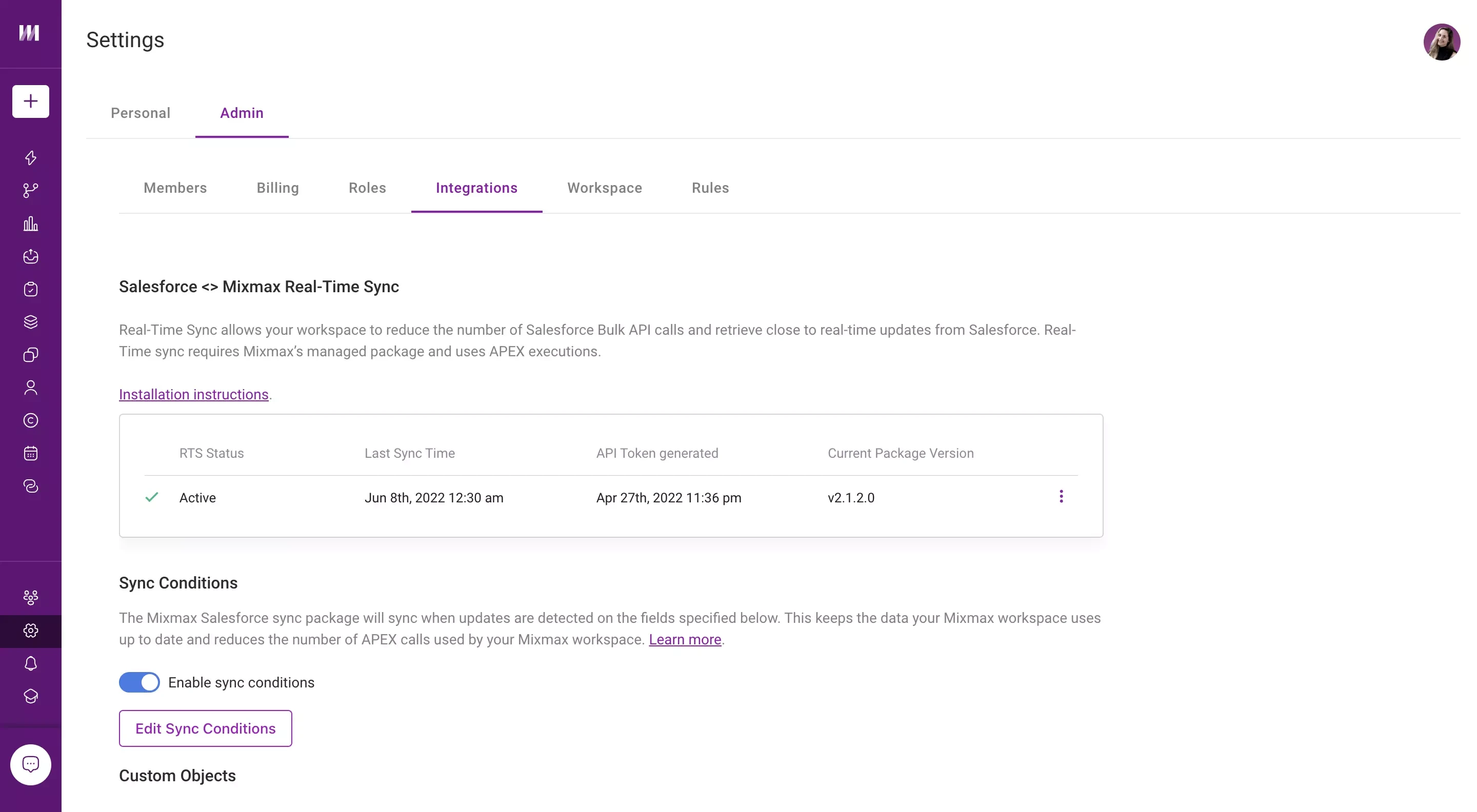 Mixmax's real-time Salesforce sync eliminates the need for manual data entry, making it a source of truth.