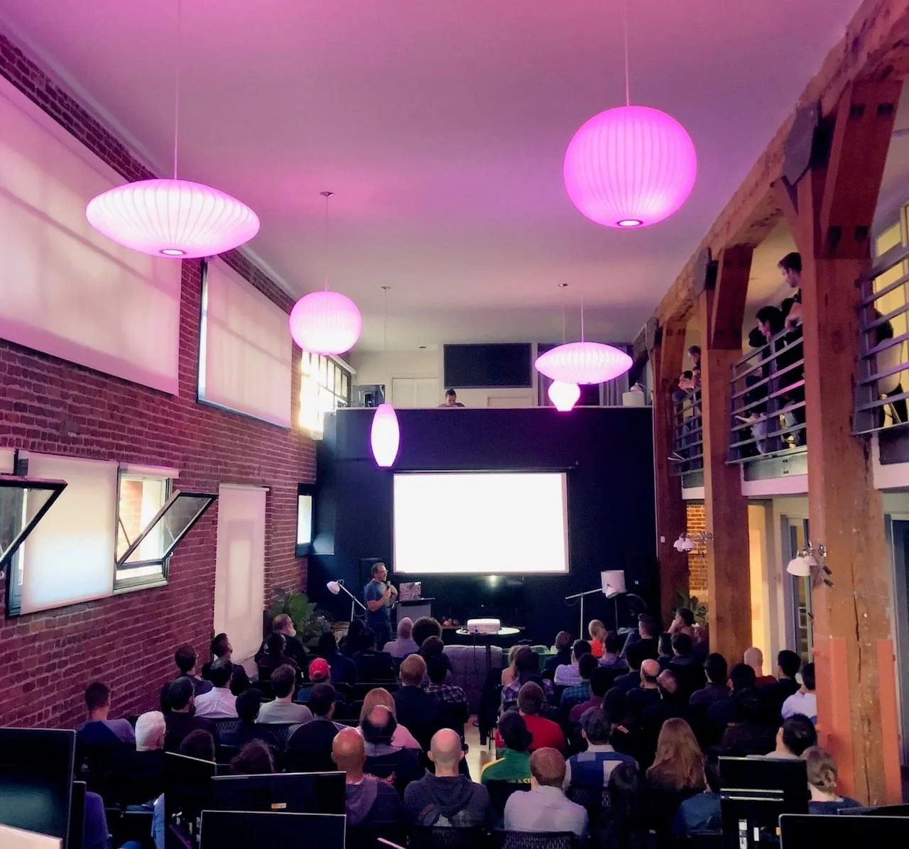 A packed house